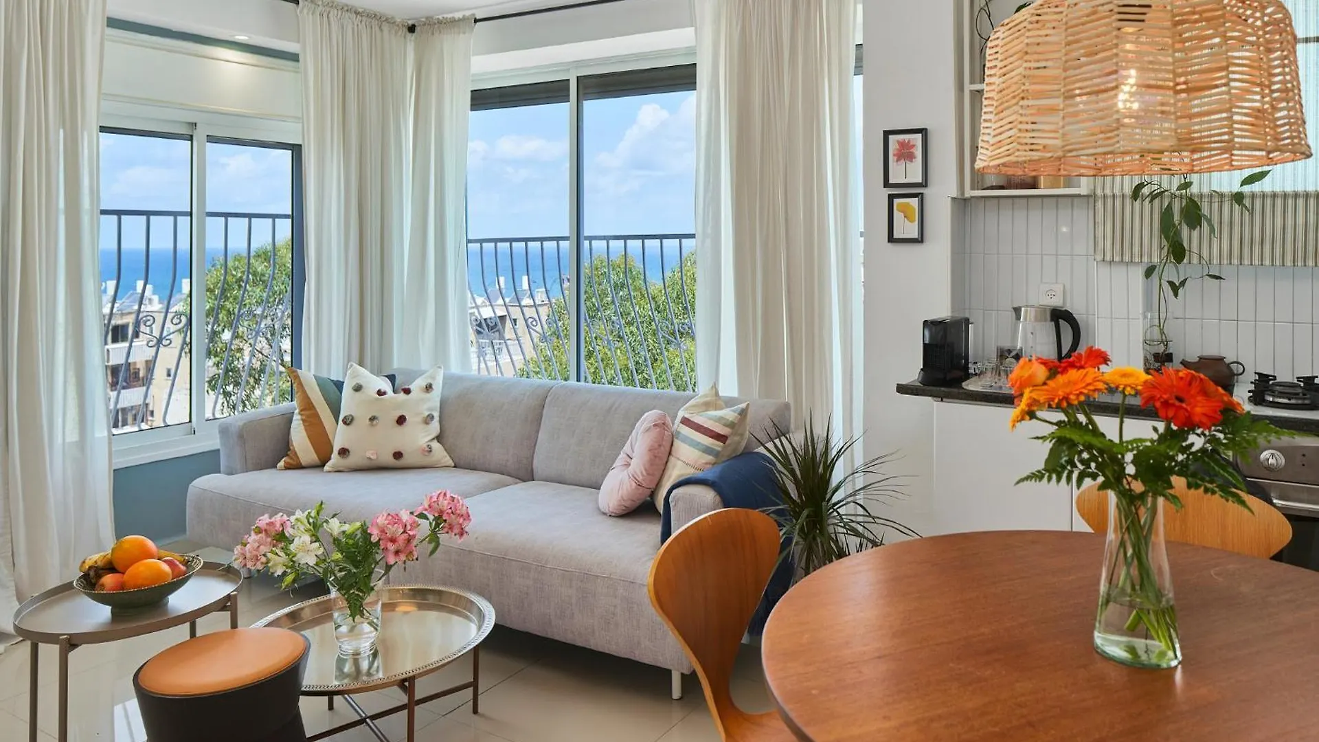 Panorama Sea View! Chic Design Gem Apartment Haifa
