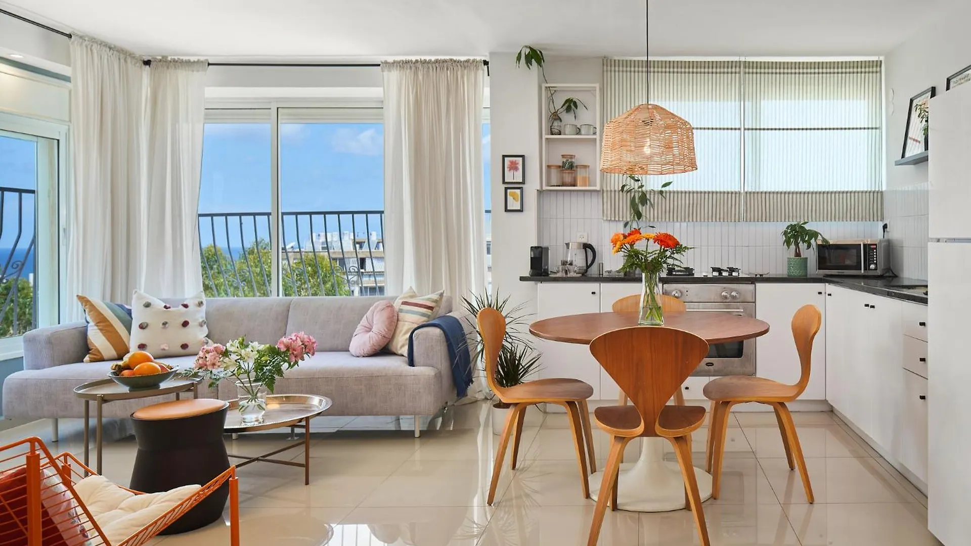 Panorama Sea View! Chic Design Gem Apartment Haifa